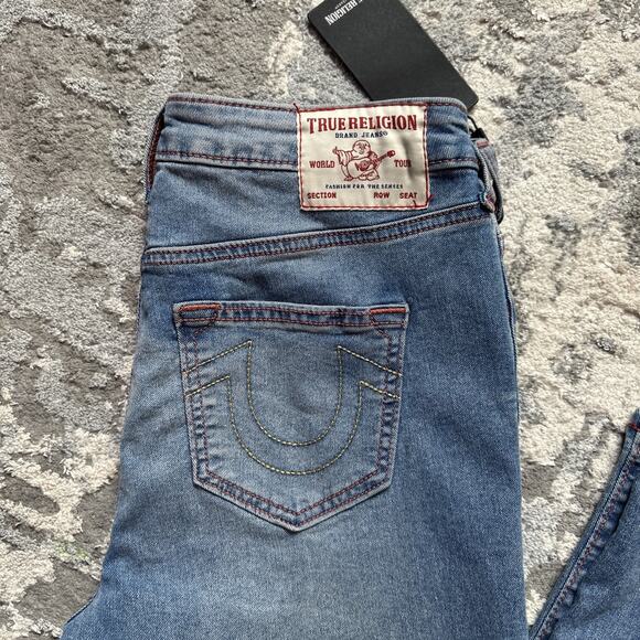 True Religion Becca Mid Rise Boot Cut Jeans Size 28 NWT Minor Flaw - Picture 13 of 13